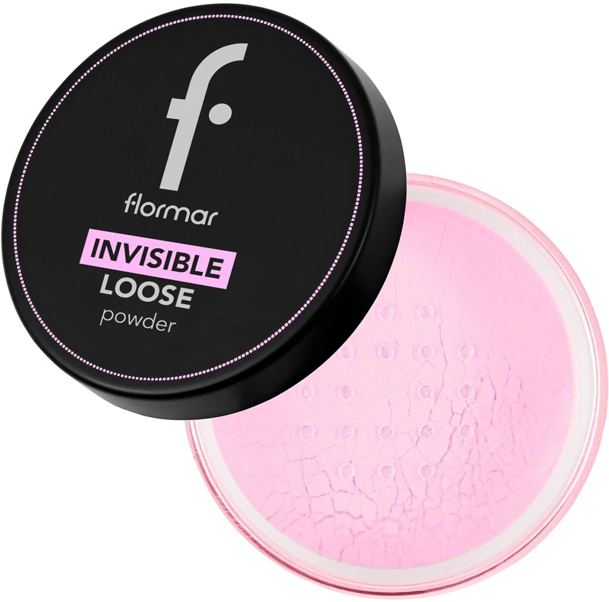 پودر بیک پودر فشرده نامرئی فلورمار Flormar Invisible Loose Powder Silver Sand - تصویر 2