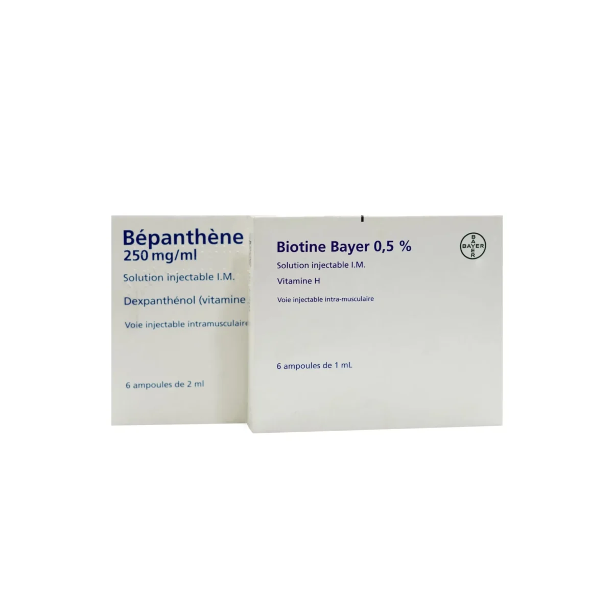 آمپول بیوتین و بپانتین Bayer Biotine Bepanthene Ampoules