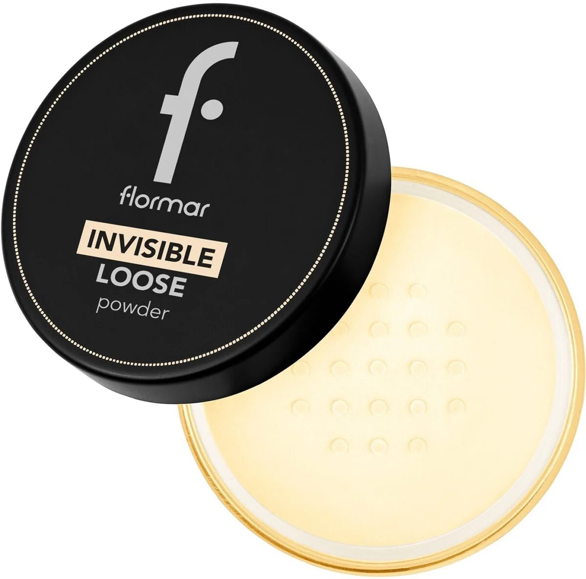 پودر بیک پودر فشرده نامرئی فلورمار Flormar Invisible Loose Powder Silver Sand - تصویر 4